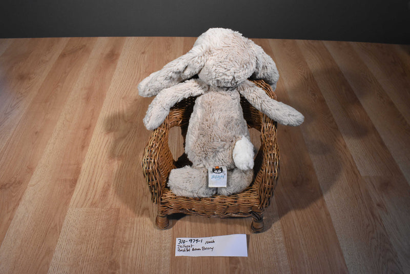 Jellycat Bashful Brown Bunny Beanbag Plush