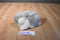 Fordlet Int. LTD. Grey and white Dutch Bunny Rabbit 1990 Plush