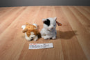 Ty Beanie Babies Sampson Dog and Delilah Cat Beanbag Plush
