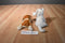 Ty Beanie Babies Sampson Dog and Delilah Cat Beanbag Plush