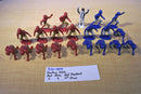 Kaskey Kids 9 Blue and 11 Red 1 Ref Football Figures