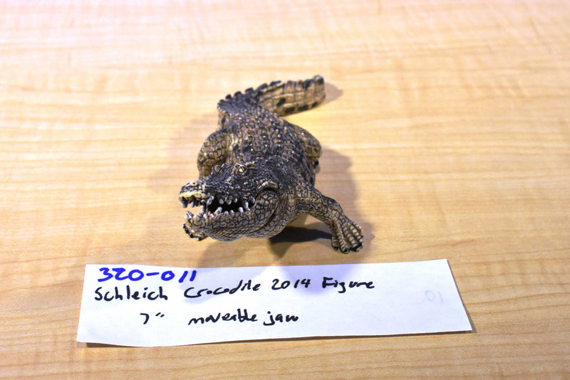 Schleich 2014 Brown and Black Crocodile