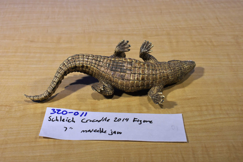 Schleich 2014 Brown and Black Crocodile