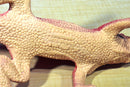Dor Mei 1997 Plastic /Hard Rubber Red Edaphosaurus Dinosaur with Blue Eyes
