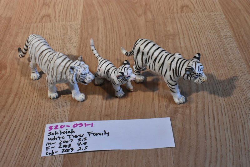 Schleich 2003 2007 White Tiger Family