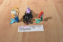 Disney Little Mermaid Cake Topper Toys Ariel Triton Ursula