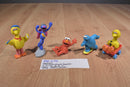Applause 5 Sesame Street Action Figures Grover, Elmo, Cookie Monster