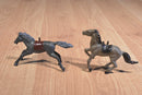 Soft Plastic Colored Cowboys and Indian Action Figures 17 pcs
