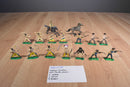 Soft Plastic Colored Cowboys and Indian Action Figures 17 pcs
