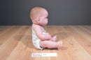 JC Toy Berenguer Baby with Brown Eyes Wearing a Diaper