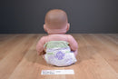 JC Toy Berenguer Baby with Brown Eyes Wearing a Diaper