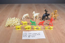 Tim Mee Plastic Cowboys and Indians Action Figures 26 Pieces
