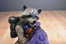 Hasbro 2017 Marvel Rocket Raccoon with Blaster Gun Action Figure