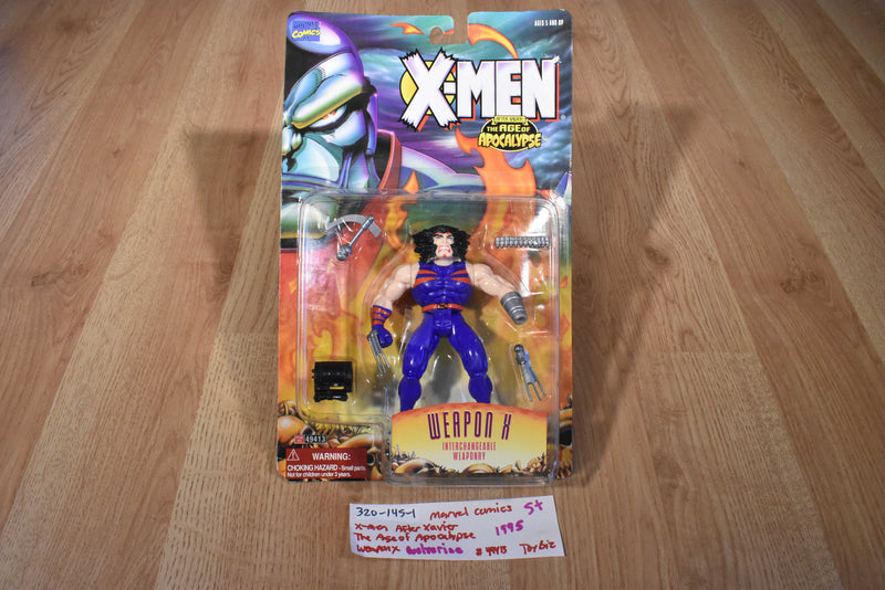 Toy Biz 1995 Marvel X-Men The age of Apocalypse Wolverine Weapon X