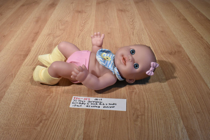 JC Toys Berenguer Girl Baby in Pink Diaper