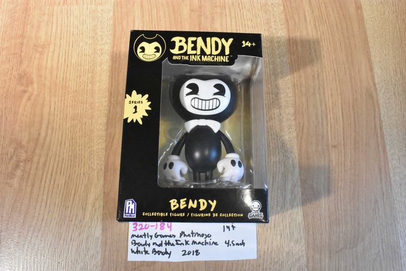 The Meatly Games PhatMojo Black and White Bendy Series 1 Action Figure
