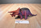 Dor Mei Like Red Triceratops Dinosaur