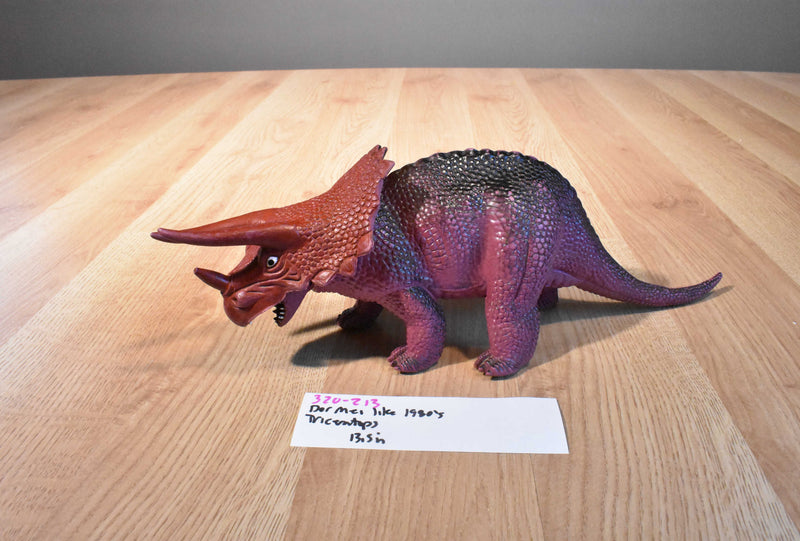 Dor Mei Like Red Triceratops Dinosaur