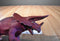 Dor Mei Like Red Triceratops Dinosaur