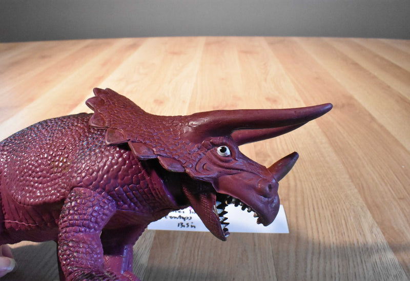 Dor Mei Like Red Triceratops Dinosaur
