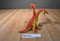 Imperial 2 Headed Rubber Red and Yellow Dragon