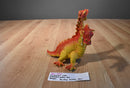 Imperial 2 Headed Rubber Red and Yellow Dragon