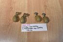 Four Hatching Dinosaur Eggs 2 T-Rex 2 Vlociraptors