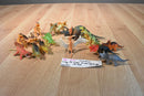 Chinasaurs 15 Vintage Open Mouthed Dinosaurs Action Figures