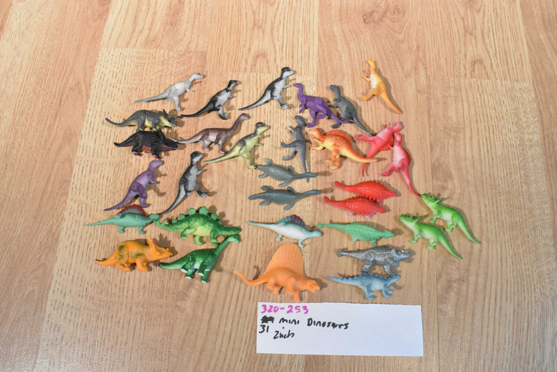 Chinasaurs 31 Mini Dinosaur Action Figures