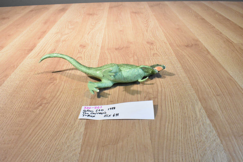 Safari Ltd. 1988 The Carnegie Green T-Rex Dinosaur Action Figure