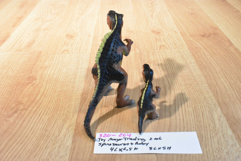 Toy Major Trading 2006 Spinosaurus and Baby Dinosaur Action Figures