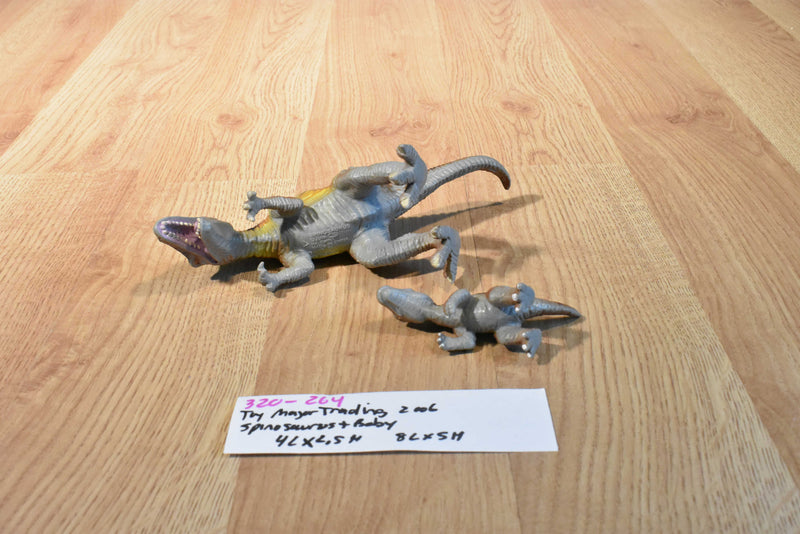 Toy Major Trading 2006 Spinosaurus and Baby Dinosaur Action Figures