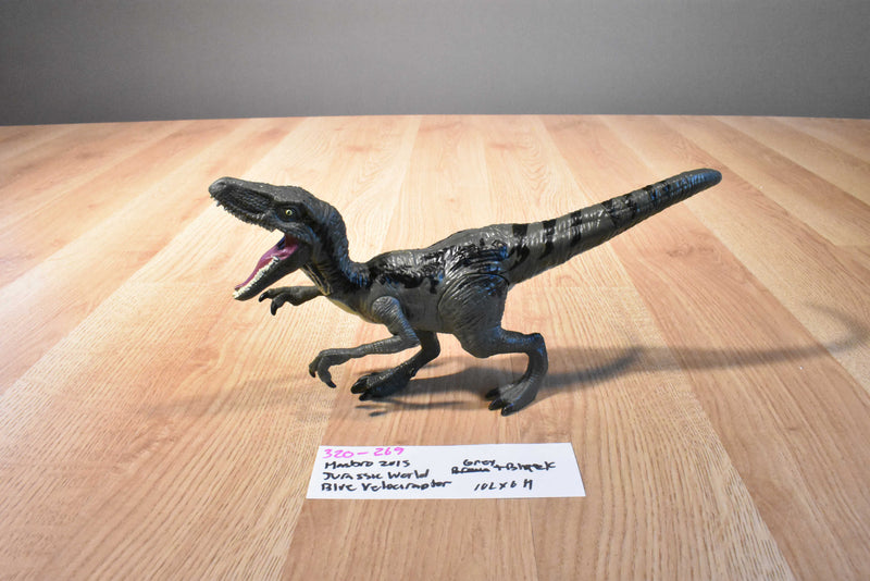 Hasbro 2015 Jurassic World Velociraptor Blue