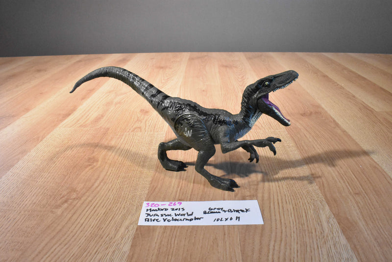Hasbro 2015 Jurassic World Velociraptor Blue