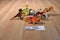 Vintage Chinasaurs 6 Dinosaurs Action Figures