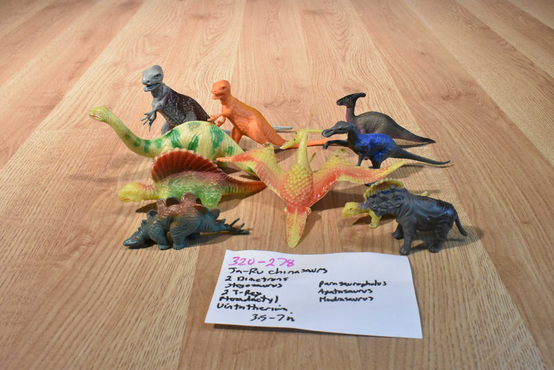 Ja-Ru 10 Vintage Dinosaurs Action figures