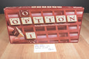 Parker Brothers Option 1983 Double Sided Word Board Game Crossword Scrabble Complete