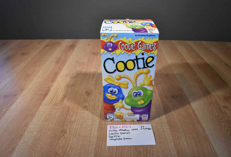 Milton Bradley 1999 Cootie Games Cootie Board Game