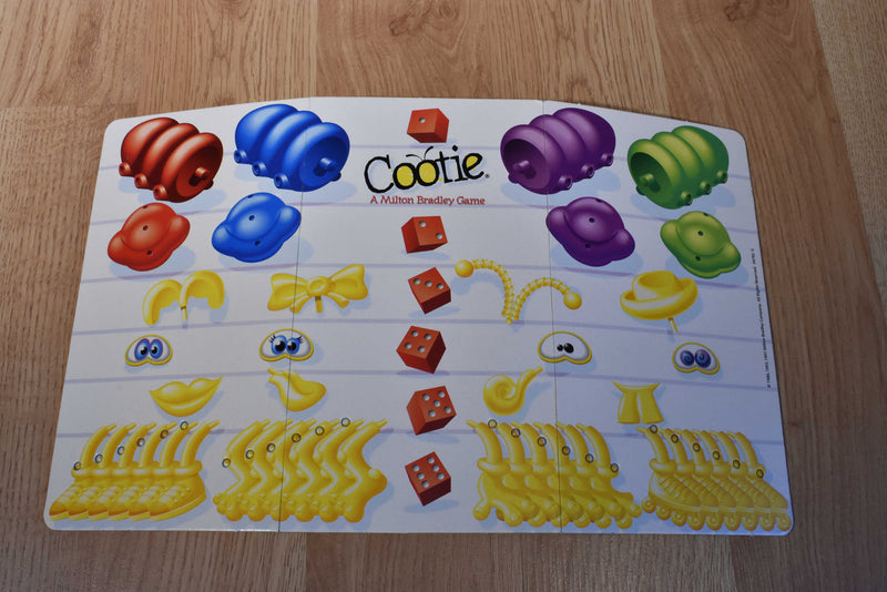 Milton Bradley 1999 Cootie Games Cootie Board Game
