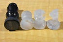 Marble and Onyx Chess Set Black and White Board Game Complete