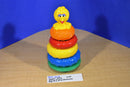 Hasbro 2010 Sesame Street Plastic Textured Baby Stacking Ring Toy