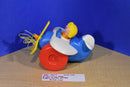 Fisher Price Little People 1980 Plastic Pull Toy Airplane with Pilot