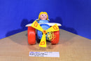 Fisher Price Little People 1980 Plastic Pull Toy Airplane with Pilot