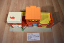 Fisher Price 1973 Play Family Village Fire House Post Office Theater Set