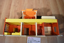 Fisher Price 1973 Play Family Village Fire House Post Office Theater Set