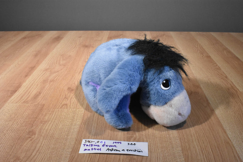 Disney Ask Me More Eeyore Talking Plush