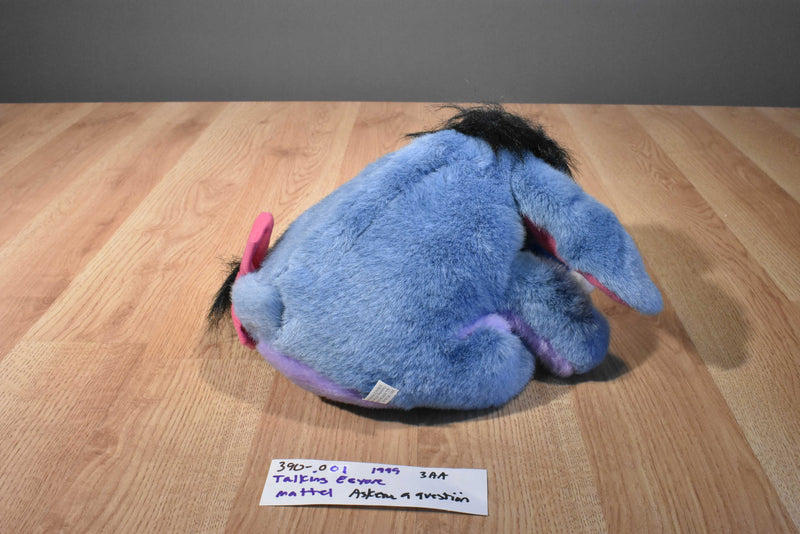 Disney Ask Me More Eeyore Talking Plush