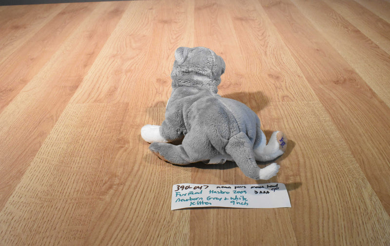 Hasbro Fur Real Newborn Grey and White Kitten 2009
