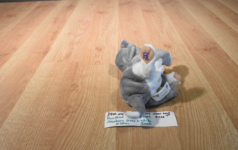 Hasbro Fur Real Newborn Grey and White Kitten 2009