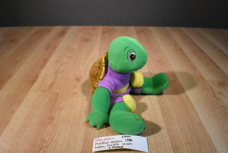Kid Power Nelvana Talking Franklin 1996 Plush